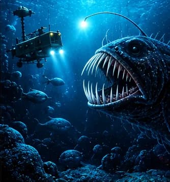Deep Sea Mysteries faceless YouTube niche artwork