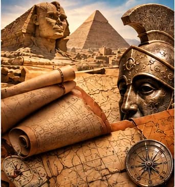 Hidden History faceless YouTube niche artwork
